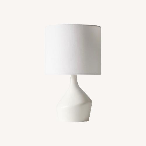 Used West Elm White Table Lamp for sale on AptDeco