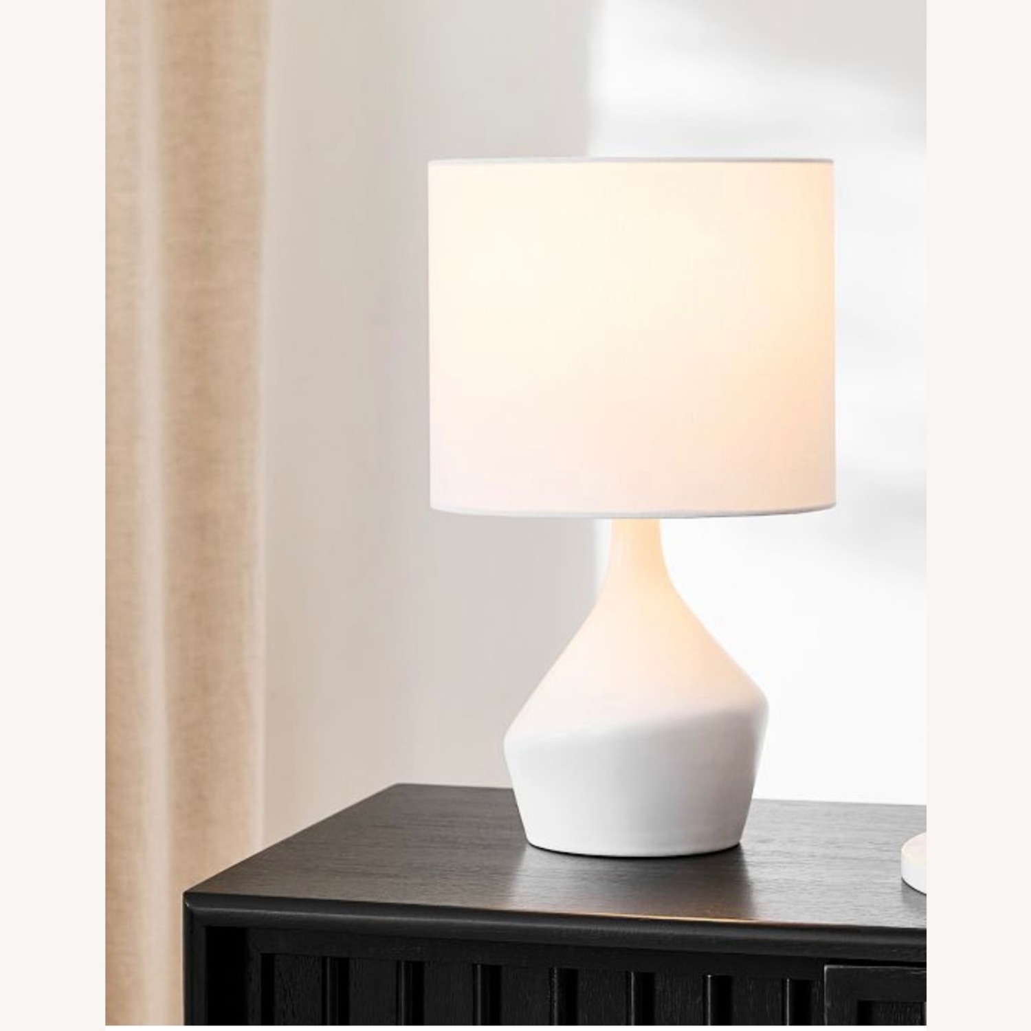 West Elm White Table Lamp - image-2