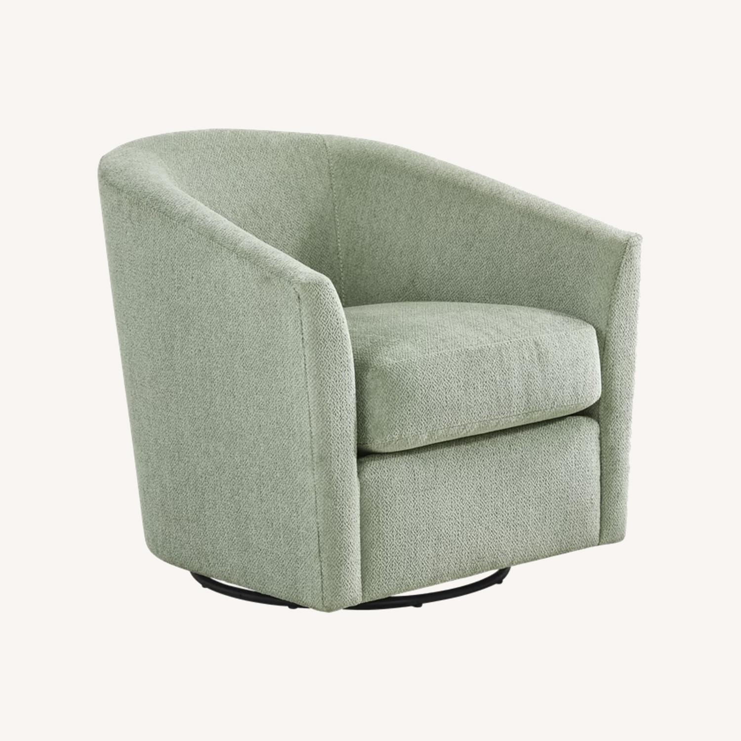Living Spaces Jenner Green Accent Chair - image-0