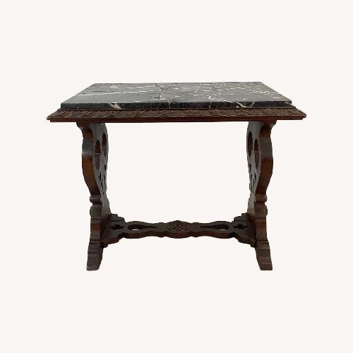 Used Antique Renaissance Revival Marble Top Table for sale on AptDeco