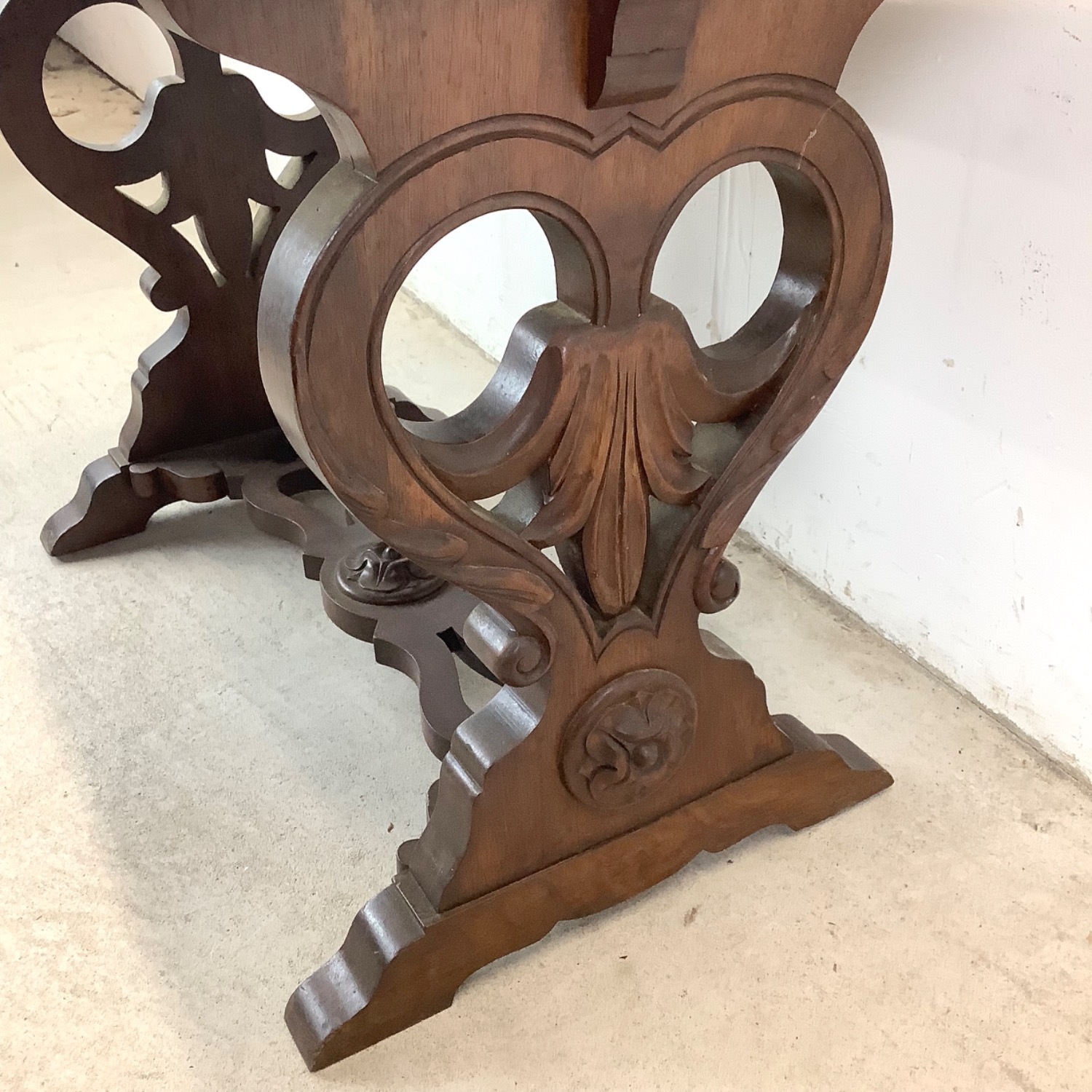 Antique Renaissance Revival Marble Top Table - image-14