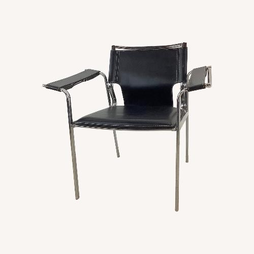 Used Vintage Modern Strap Seat Armchair for sale on AptDeco