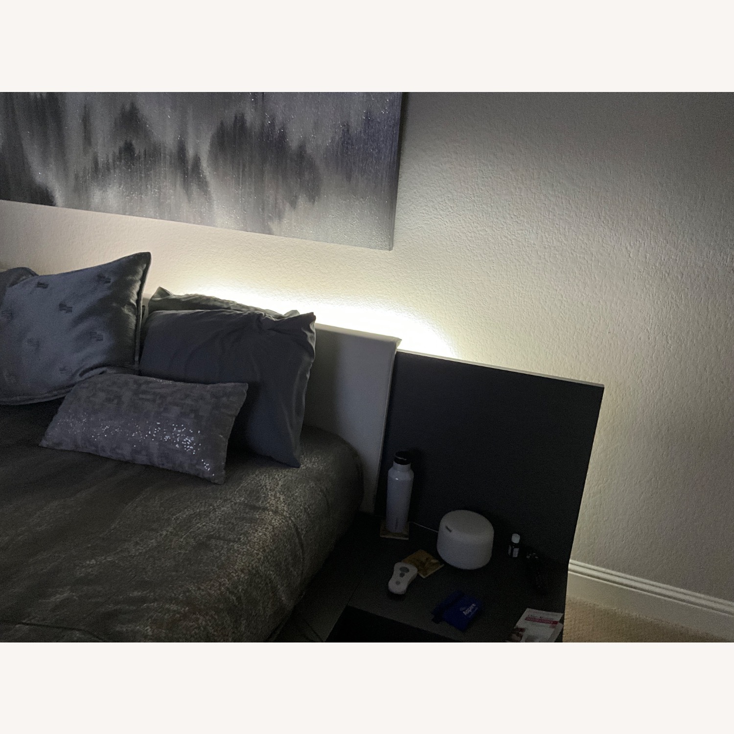 ALF Group Dark Gray Wood King Bed - image-5