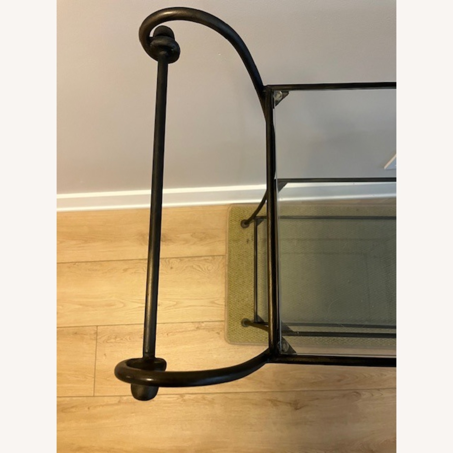 Dark Bronze & Glass 3 Shelf Etagere - image-4