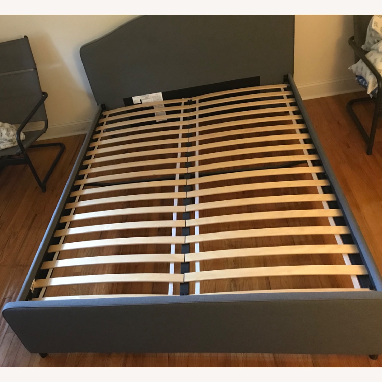 IKEA Hauga Blue Wood Full Bed - image-1