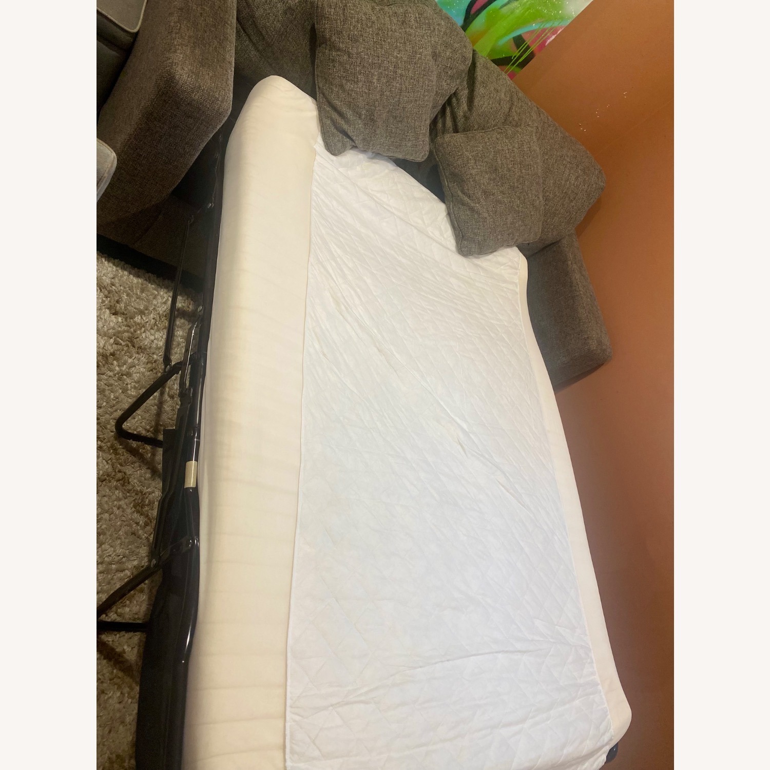 Ashley Furniture Gray Fabric Sleeper Sofa - image-16