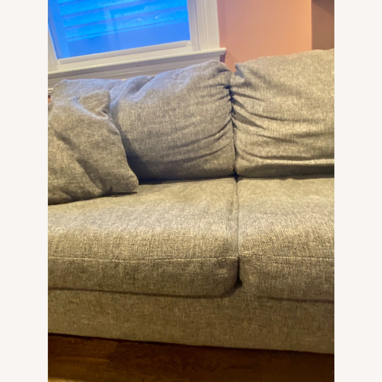 Ashley Furniture Gray Fabric Sleeper Sofa - image-2