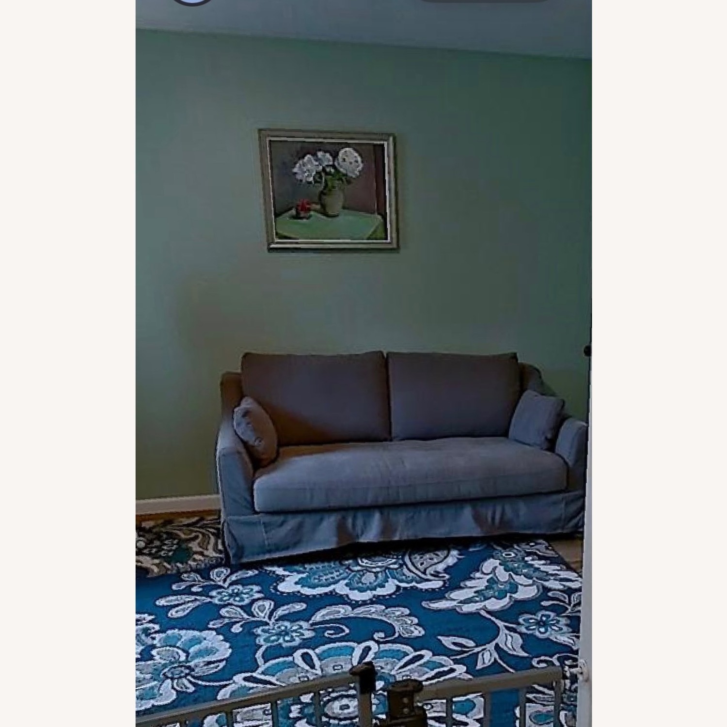 IKEA Farlov Gray Fabric Loveseat - image-1