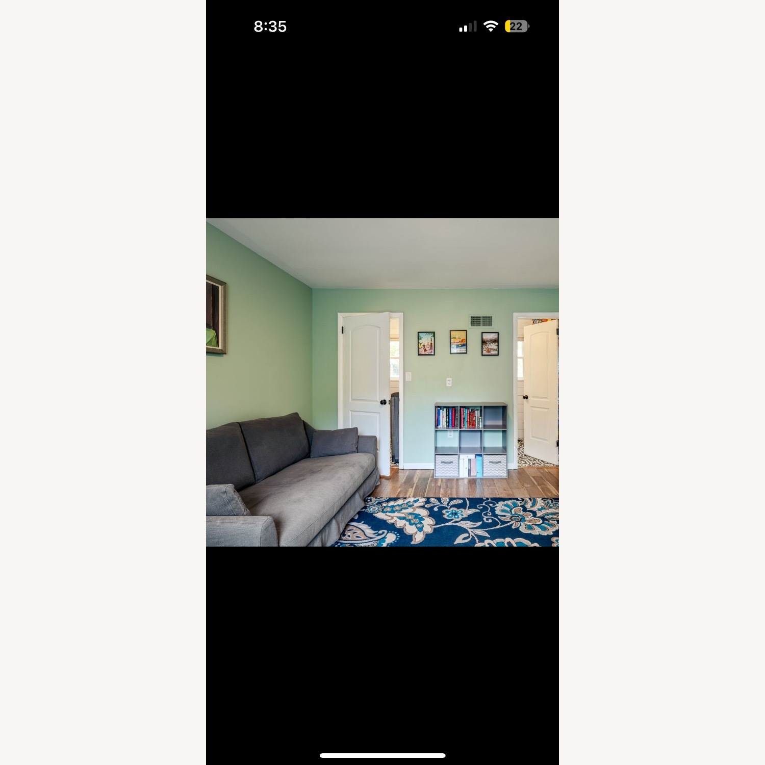 IKEA Farlov Gray Fabric Loveseat - image-2