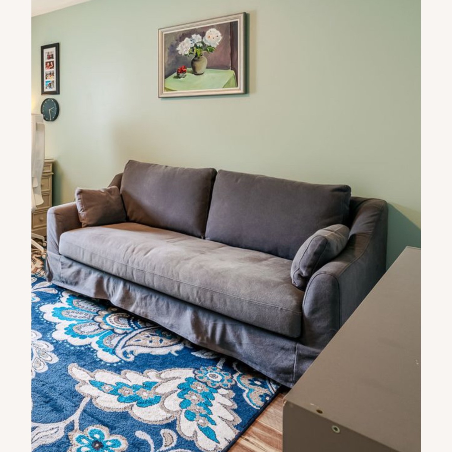 IKEA Farlov Gray Fabric Loveseat - image-3