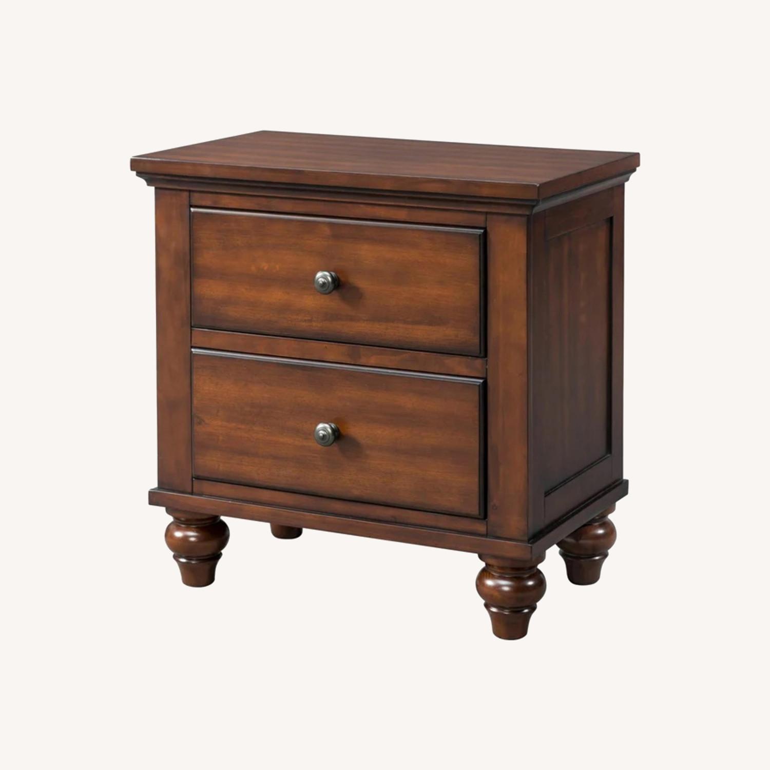 Dark Wood Nightstands - image-0