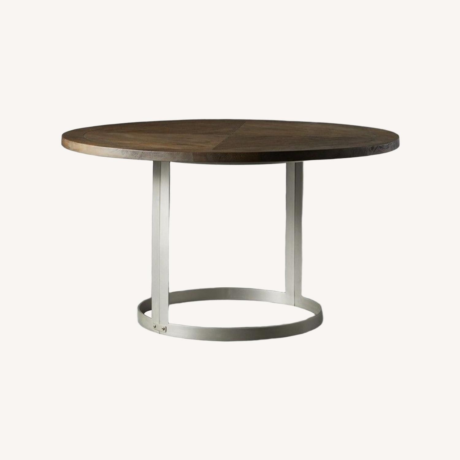 Arhaus Dark Brown Wood Dining Table - image-0