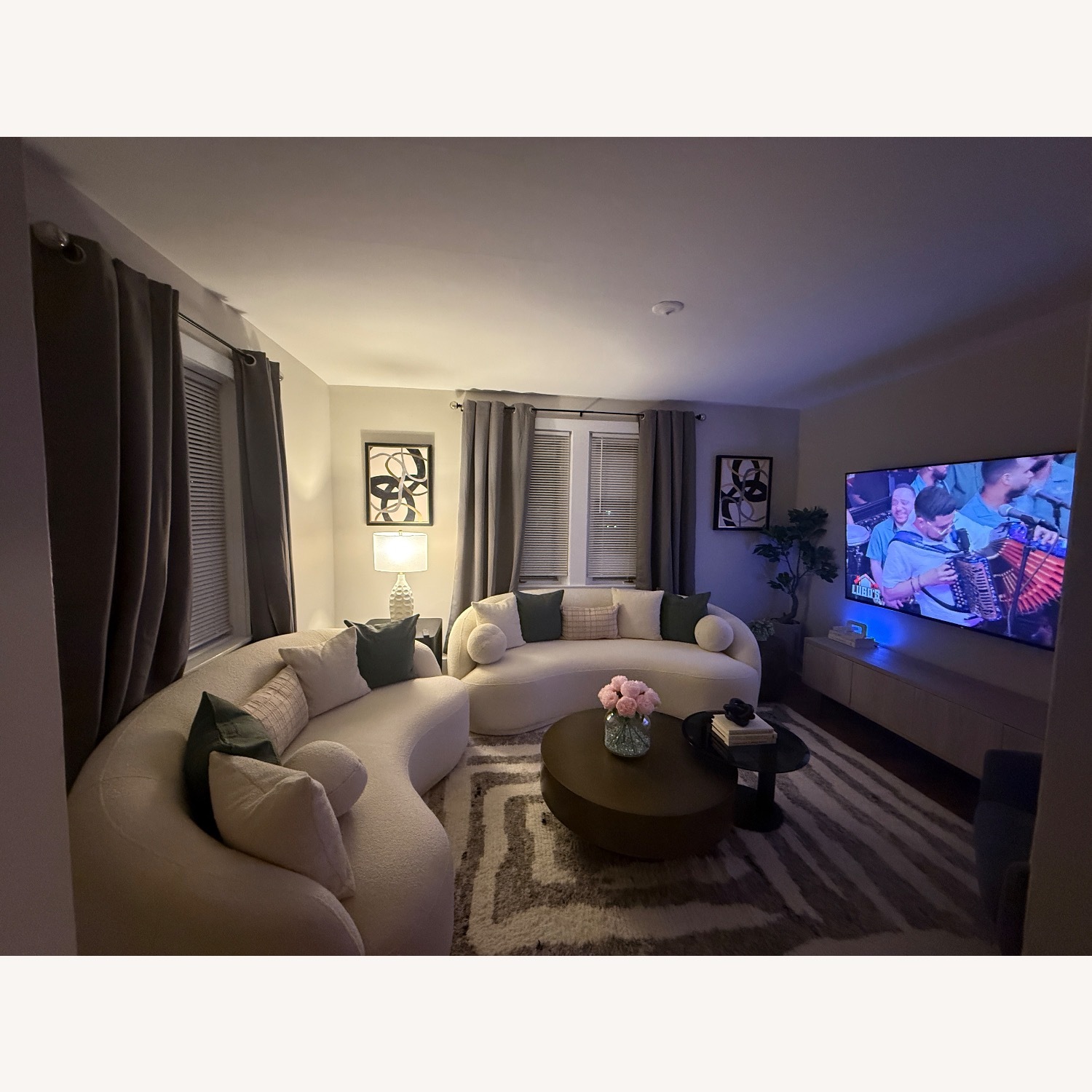 Wayfair White 2 Piece Set sofa  - image-7