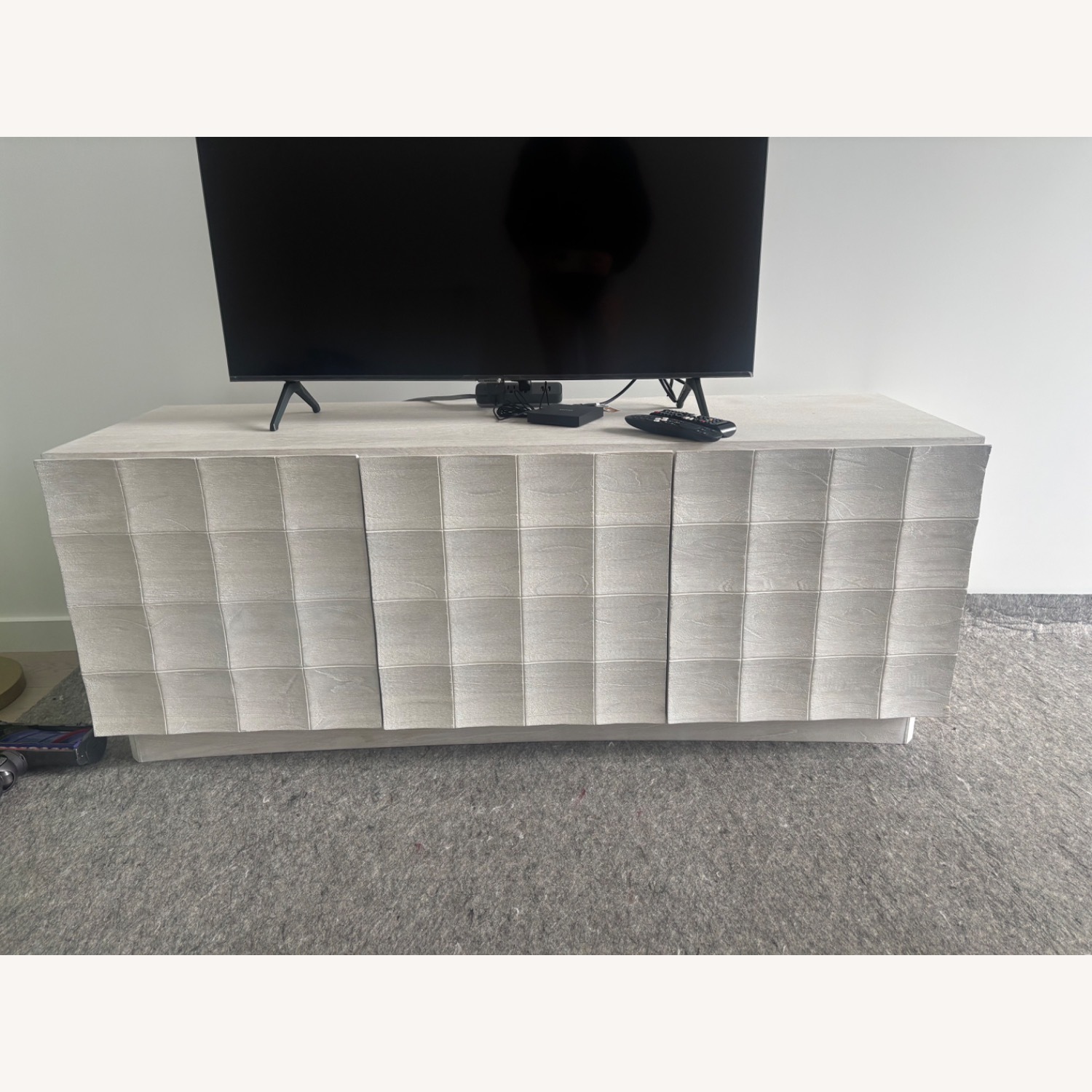 West Elm Luisa Media Carved Console 60" - image-3