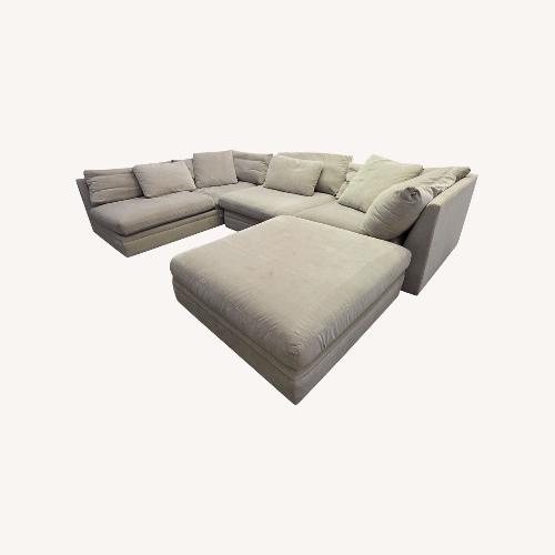 Used Arhaus Pavo Light Gray 3+ Piece Sectional for sale on AptDeco