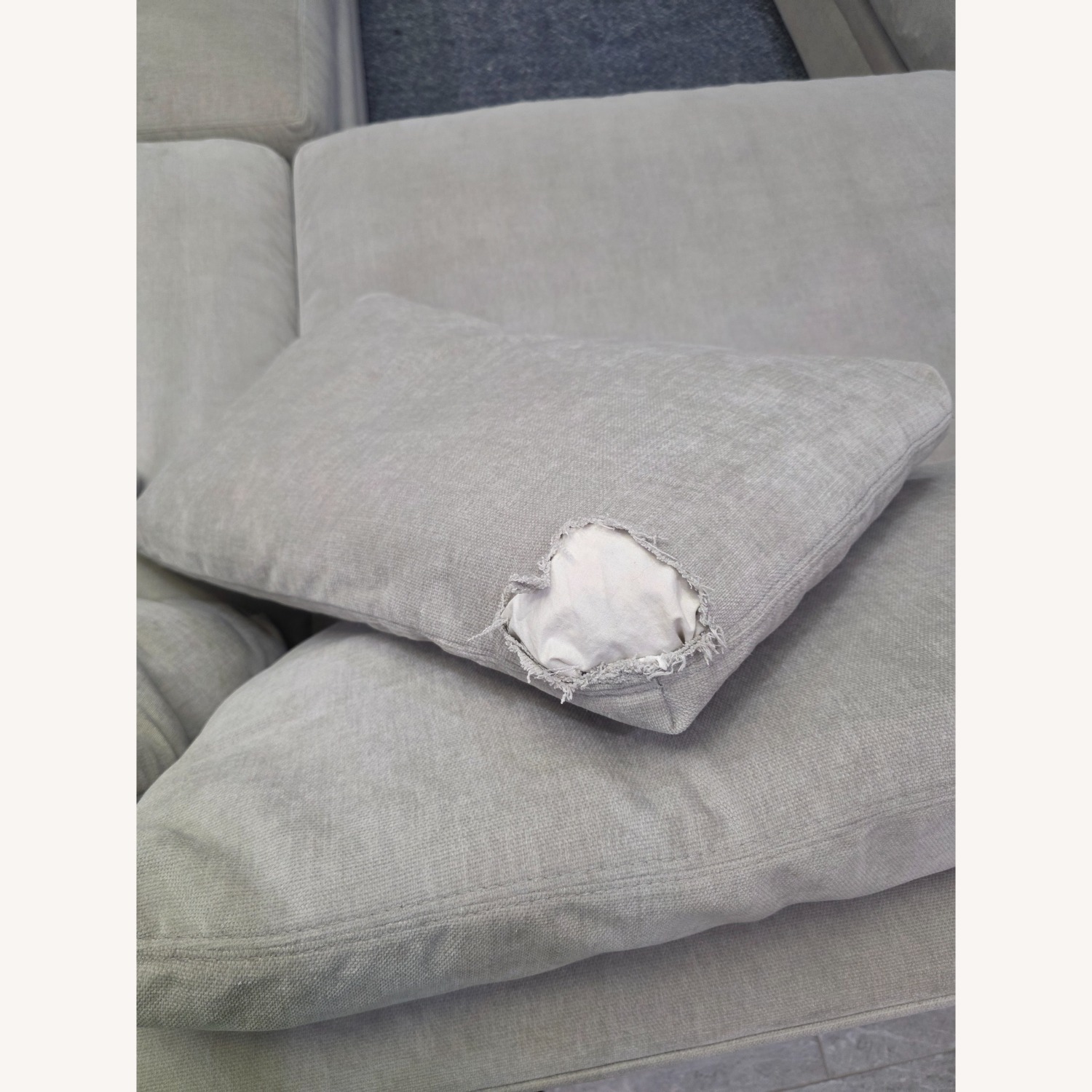 Arhaus Pavo Light Gray 3+ Piece Sectional - image-4