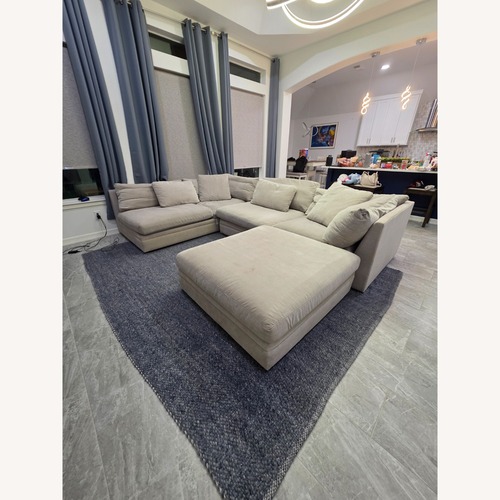 Used Arhaus Pavo Light Gray 3+ Piece Sectional for sale on AptDeco