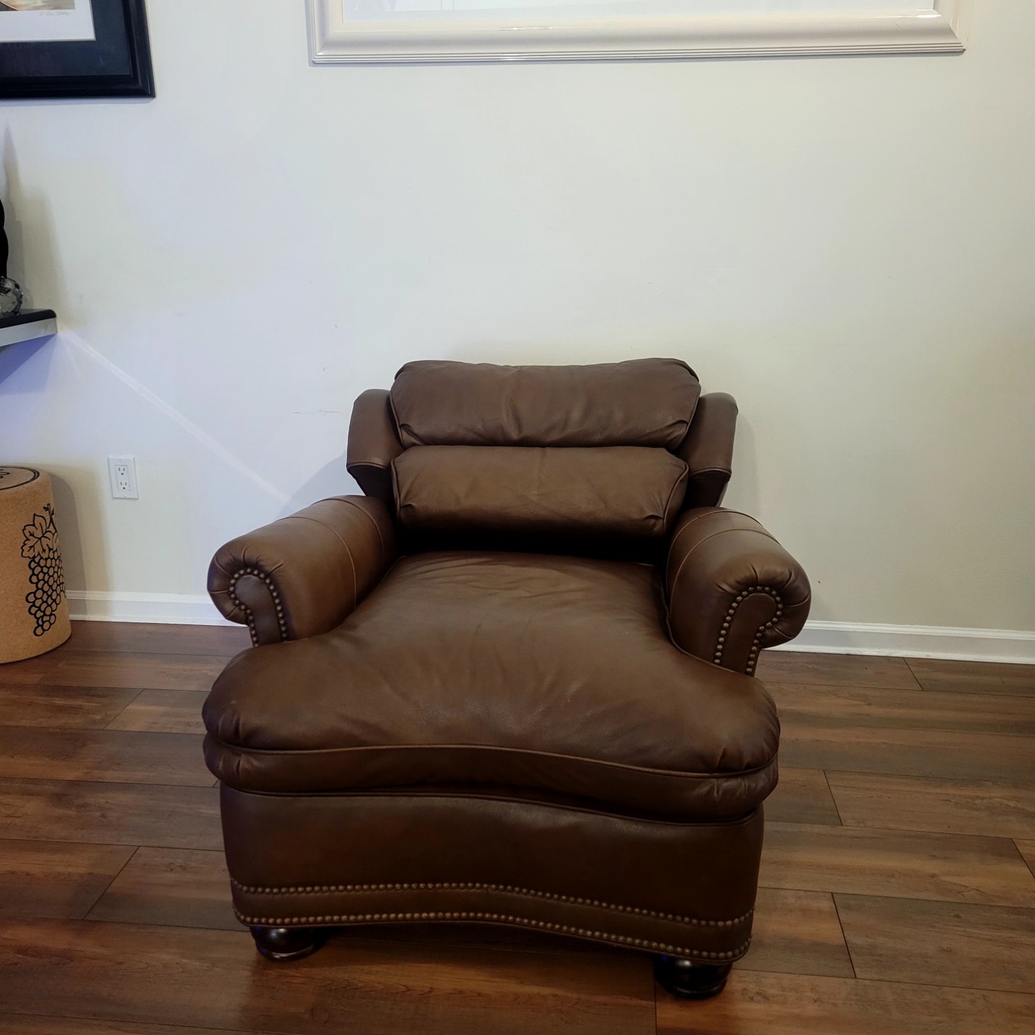 Hancock & Moore Dark Brown Leather Armchair - image-5