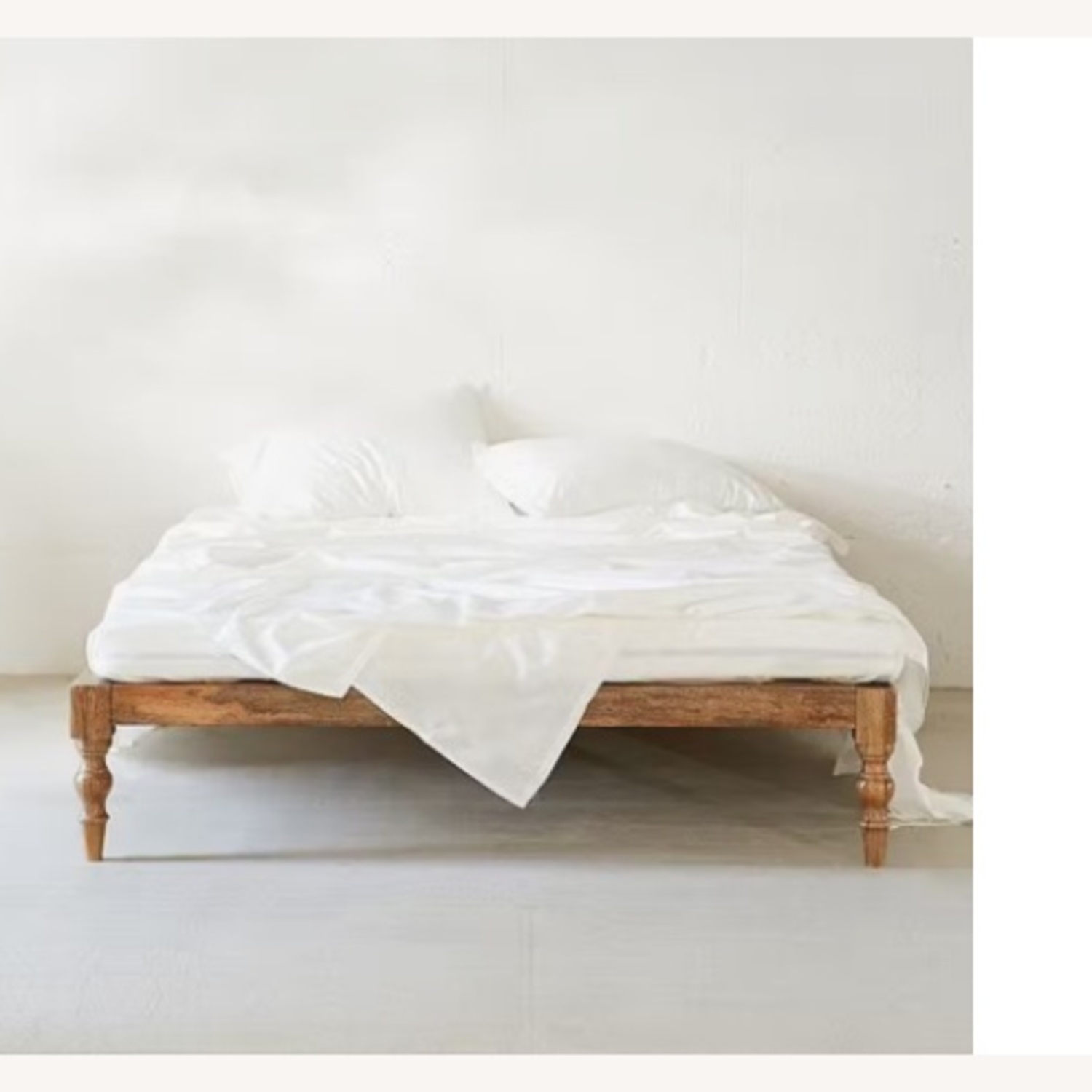 Urban Outfitters Bohemian White Wood Twin Bed - image-0