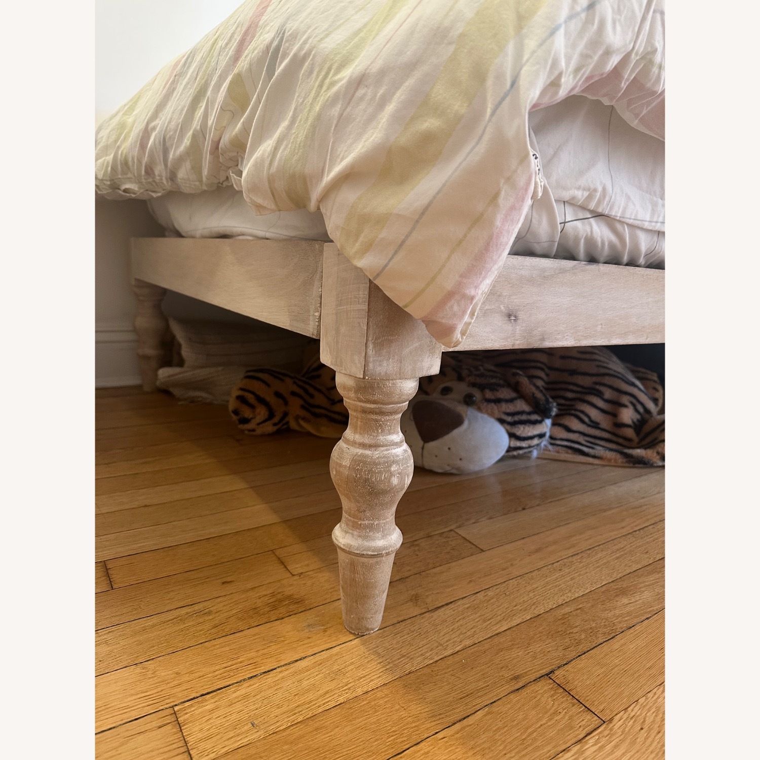 Urban Outfitters Bohemian White Wood Twin Bed - image-3