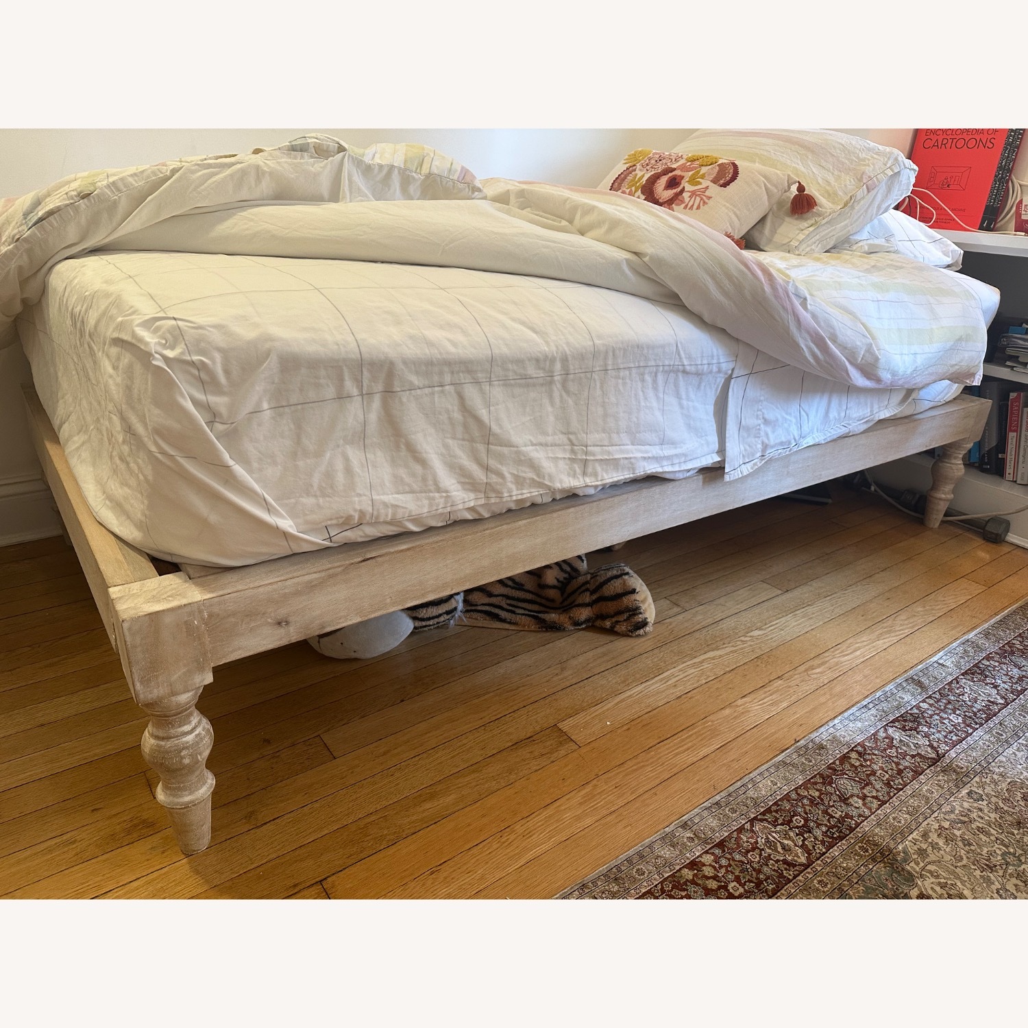 Urban Outfitters Bohemian White Wood Twin Bed - image-4