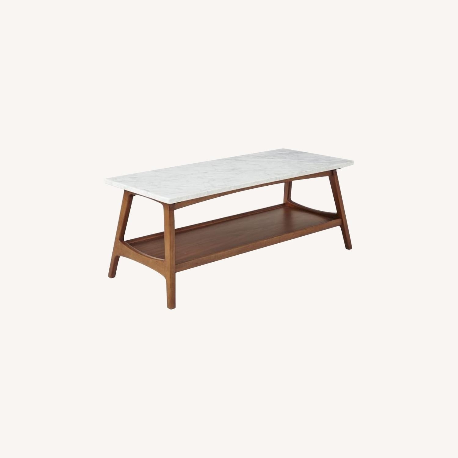 CB2 Reeve White Marble Coffee Table - image-5