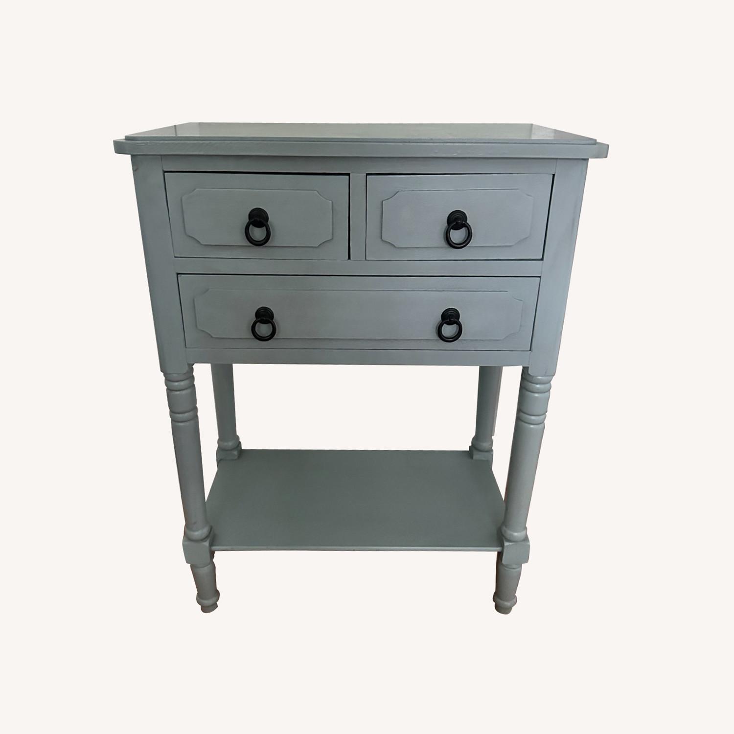 Light Gray Nightstand - image-0
