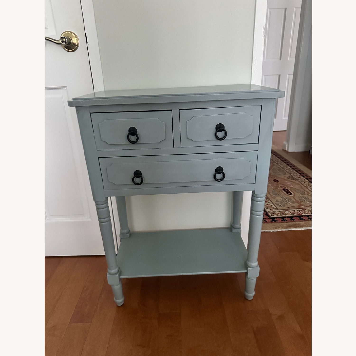 Light Gray Nightstand - image-1