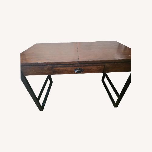 Used Hammary Dark Brown Wood Dining Table for sale on AptDeco