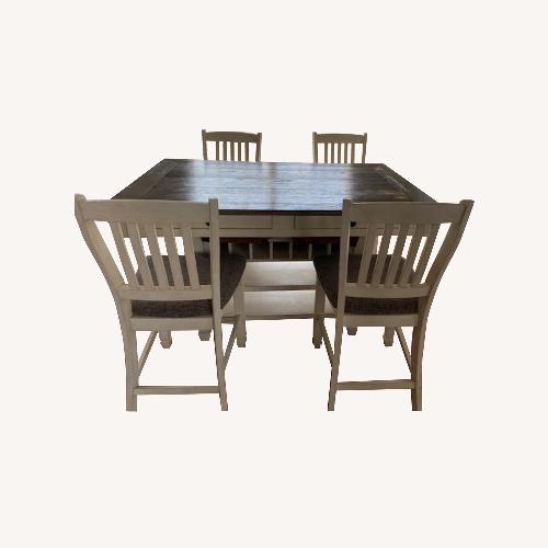 Used Ashley Furniture White Wood Dining Sets for sale on AptDeco