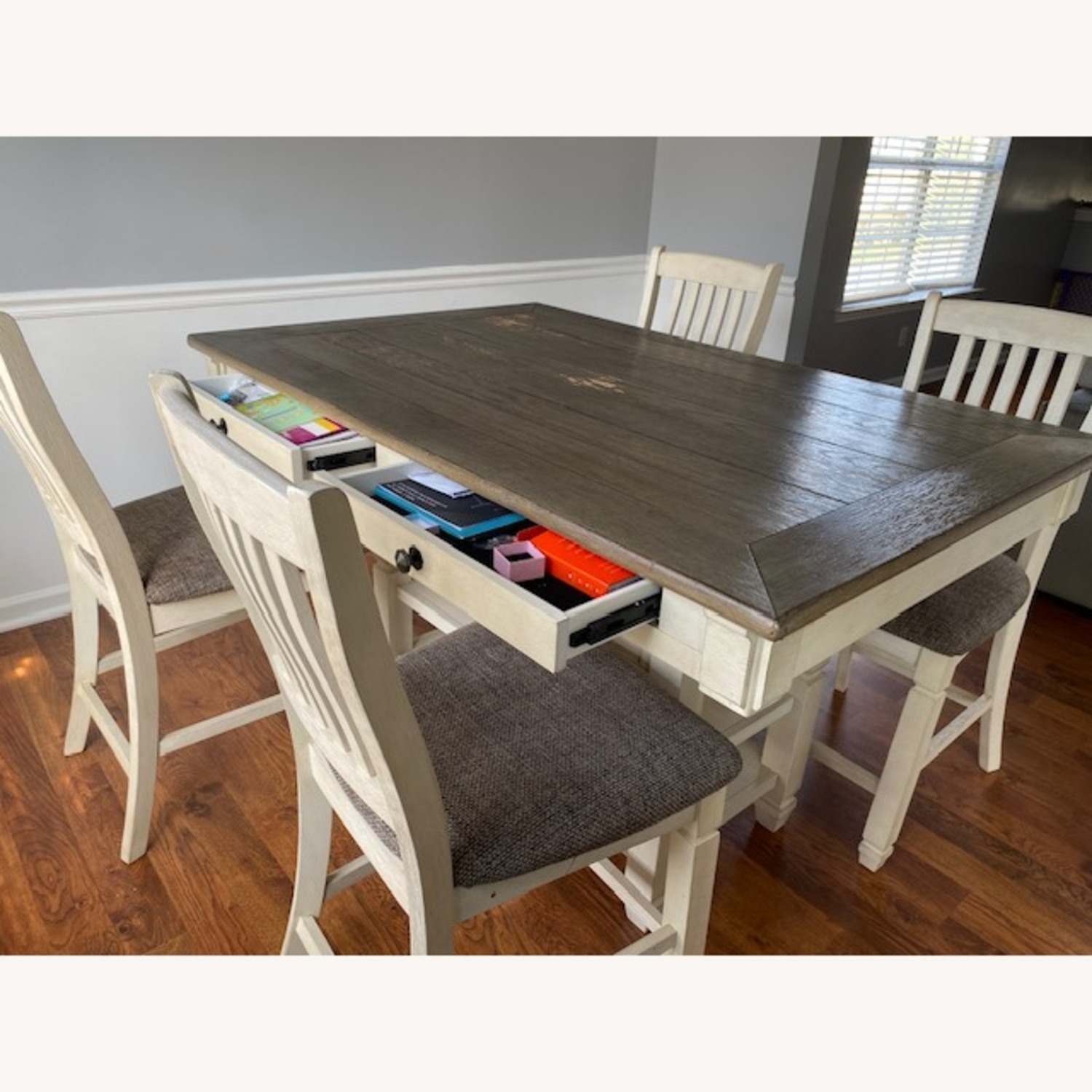 Ashley Furniture White Wood Dining Sets - image-3