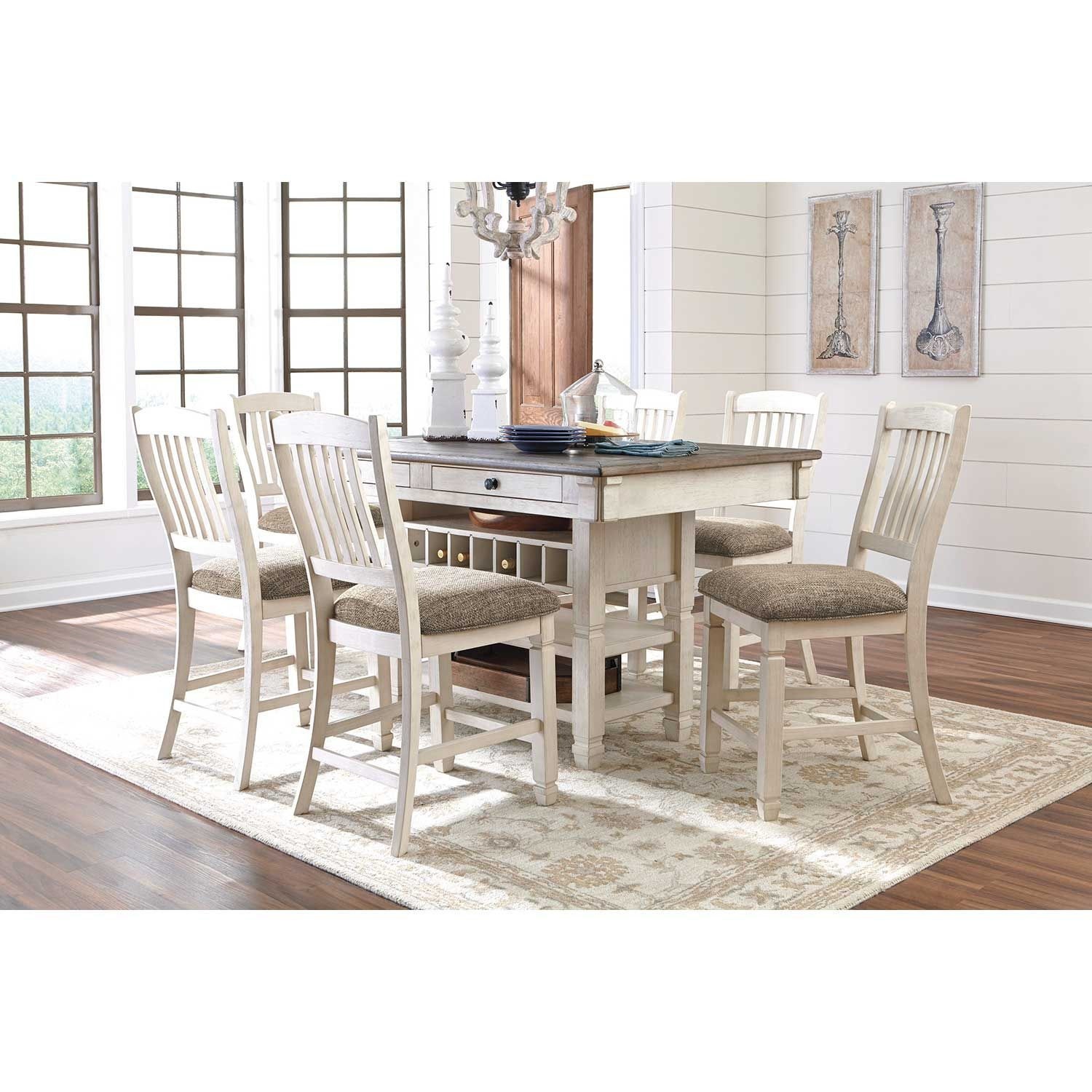 Ashley Furniture White Wood Dining Sets - image-5