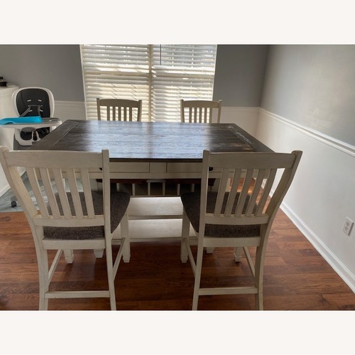 Used Ashley Furniture White Wood Dining Sets for sale on AptDeco