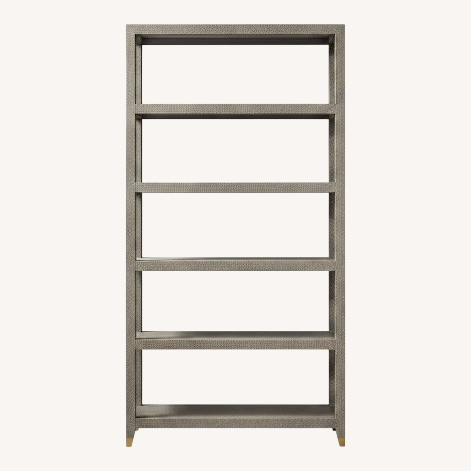Restoration Hardware Graydon Shagreen Shelving - image-0