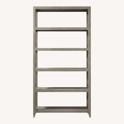 Used Restoration Hardware Graydon Shagreen Shelving  for sale on AptDeco