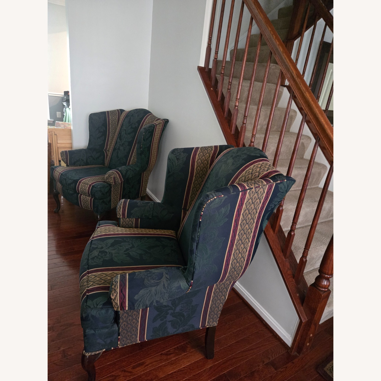 Vintage/Antique Fabric Armchair - image-3