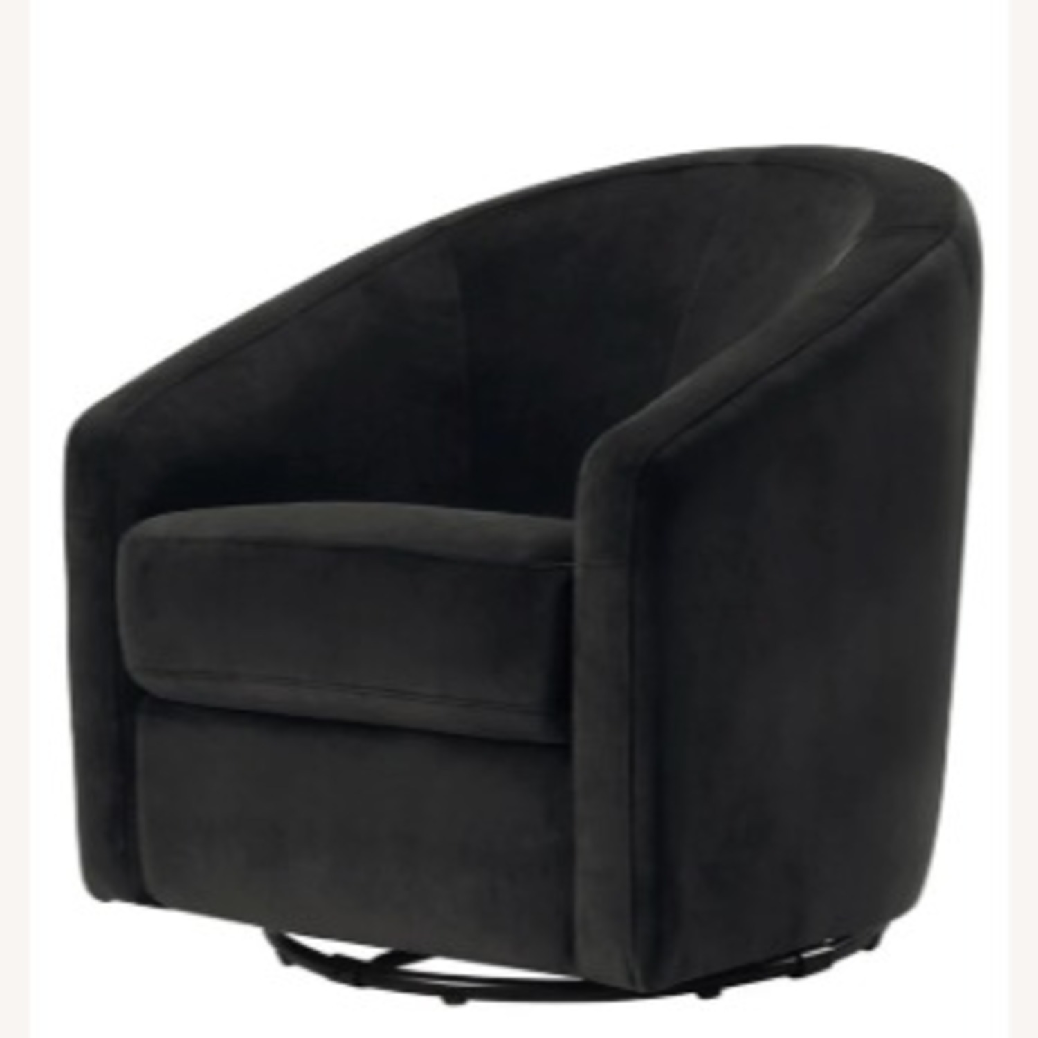Babyletto Black Microsuede Nursing Chair - image-4