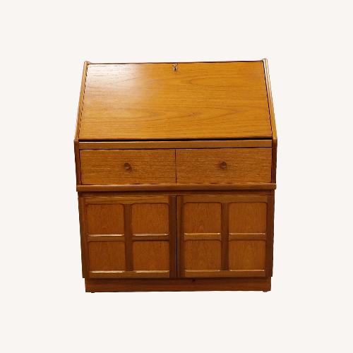 Used Vintage Mid Century Modern Teak Secretary Desk for sale on AptDeco