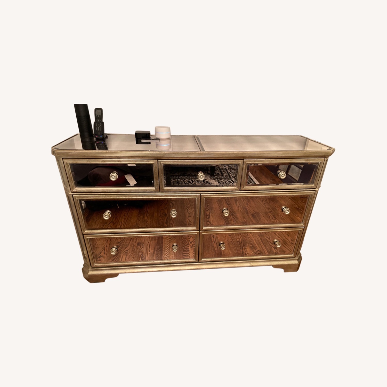 Z Gallerie Mirrored 7-Drawer Dresser - image-9