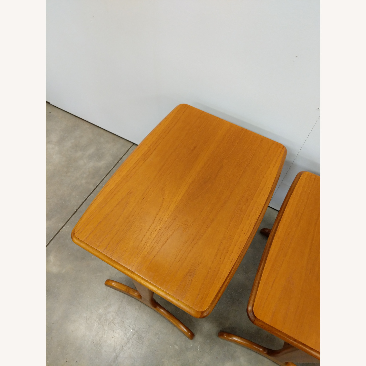 Set of Vintage Mid Century Teak Nesting Tables - image-5