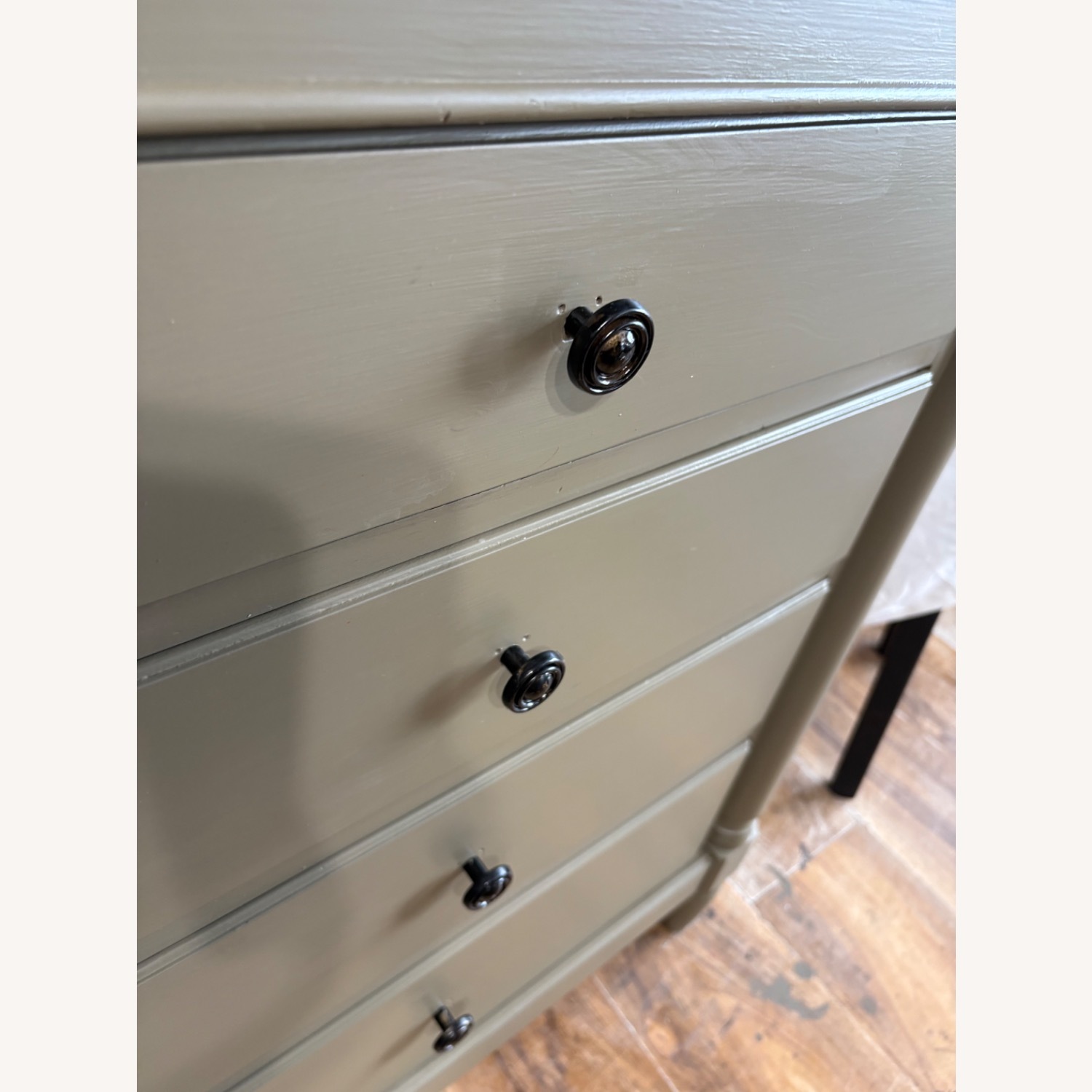 Black Tie Green Dresser - AptDeco