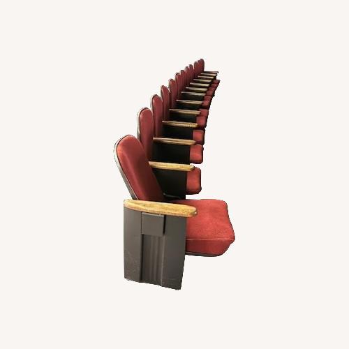 Used Red Fabric Armchairs Theater Seating for sale on AptDeco