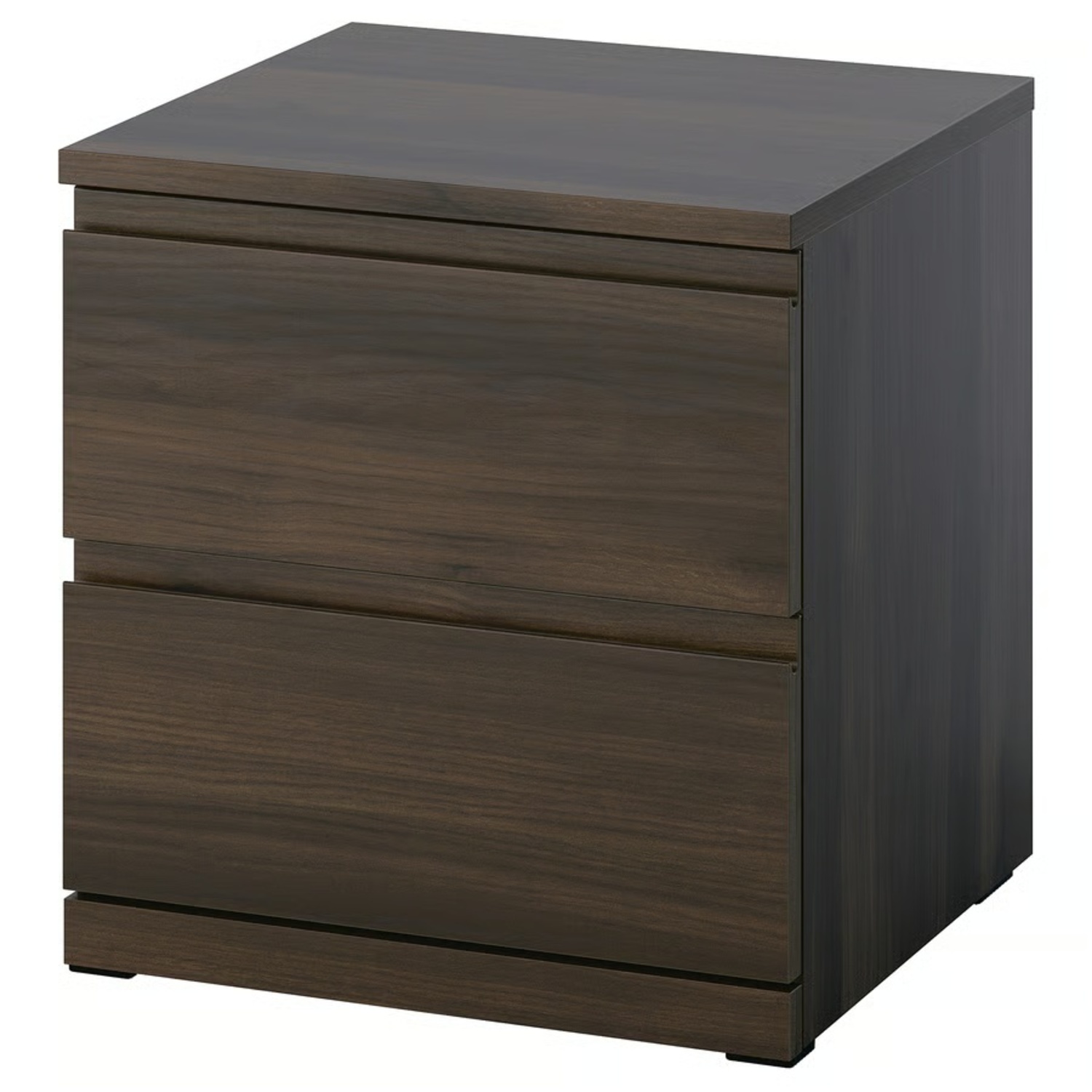 IKEA Storklinta Nightstand Dark Brown Wood Nightstand - image-5