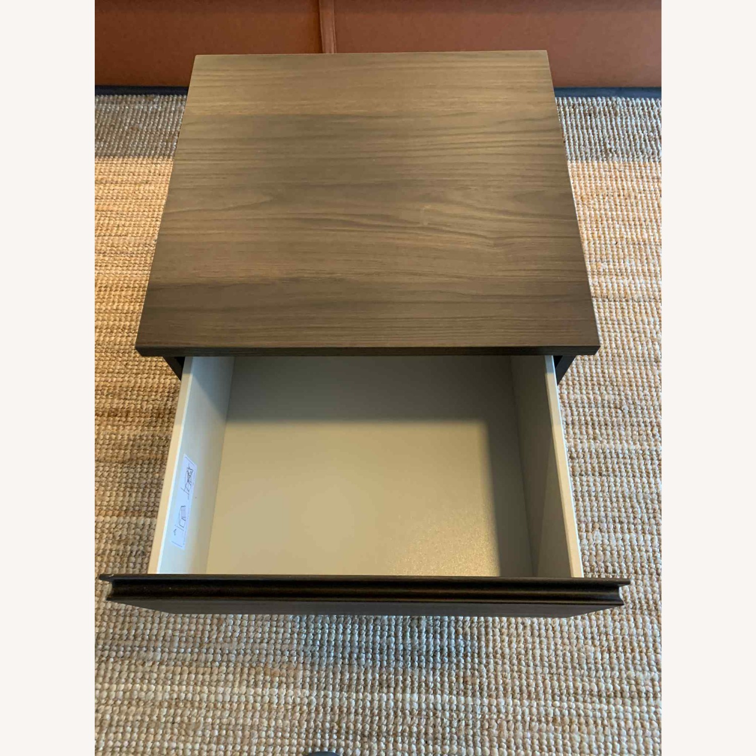 IKEA Storklinta Nightstand Dark Brown Wood Nightstand - image-2