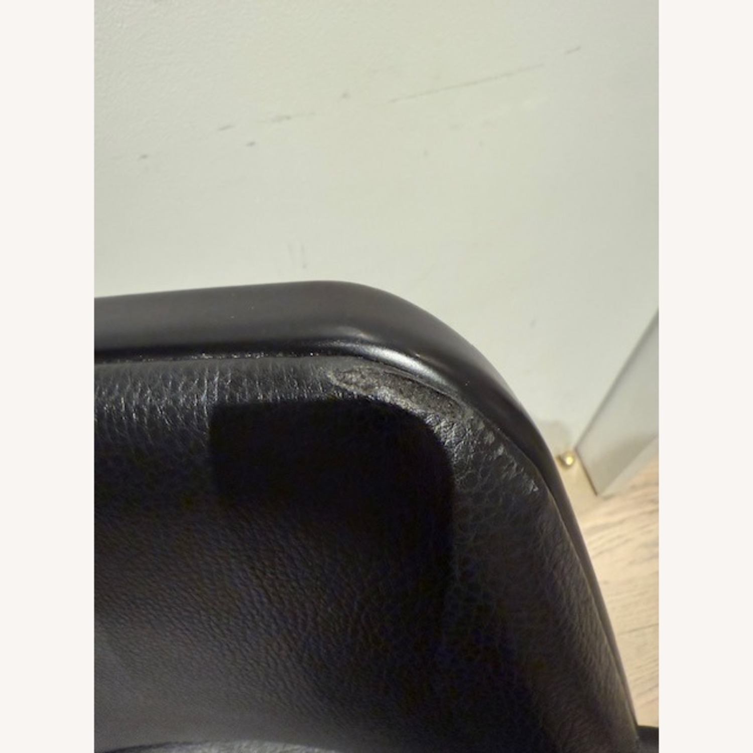 Design Within Reach Black Leather Office Chair - image-2