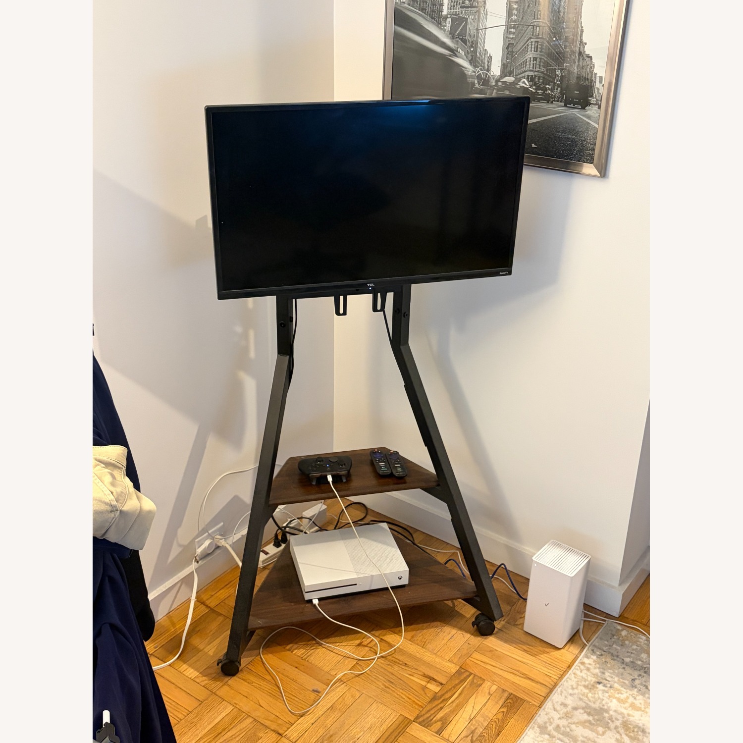 Wayfair Mobile Floor TV Stand for up to 65 Inch TV - image-2