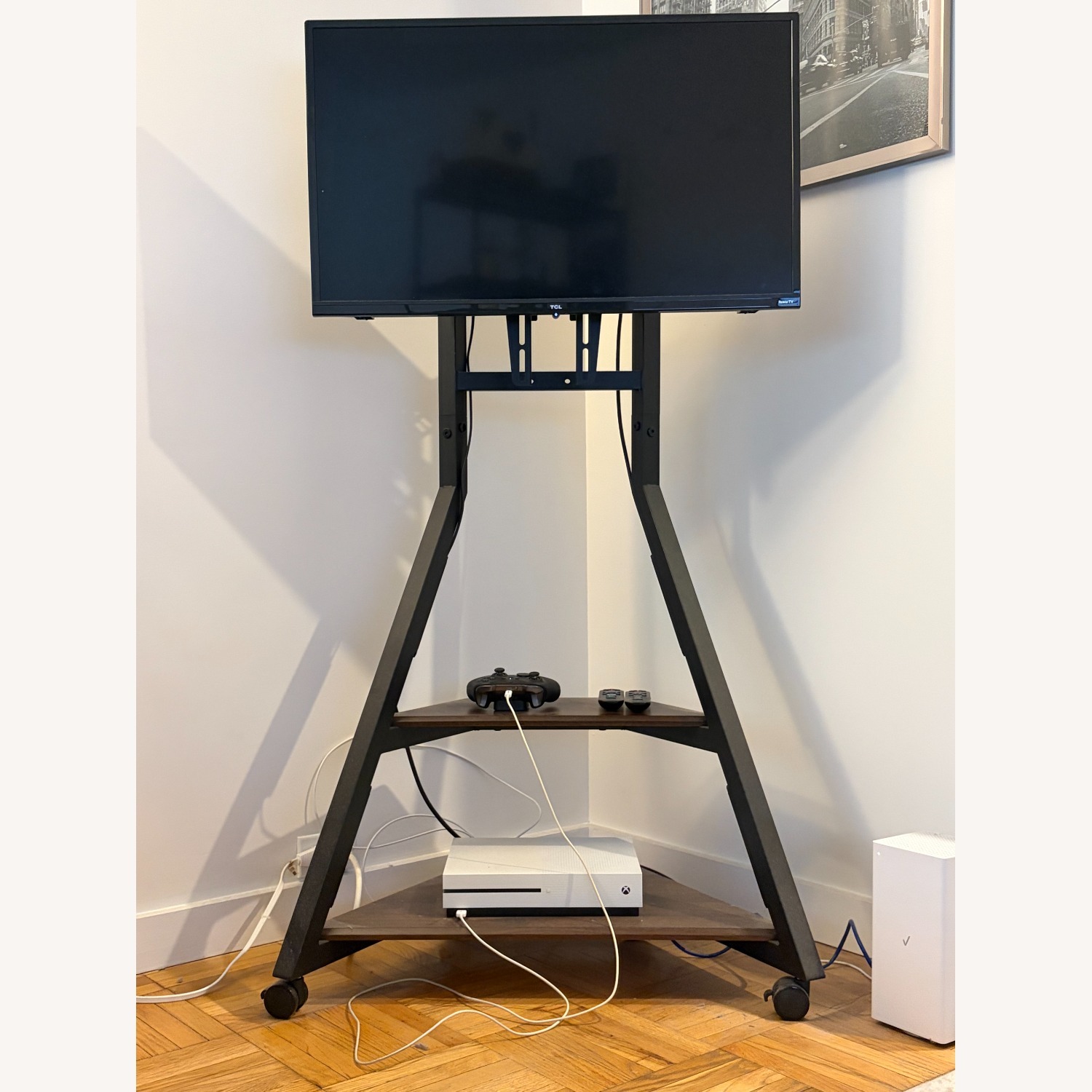 Wayfair Mobile Floor TV Stand for up to 65 Inch TV - image-3