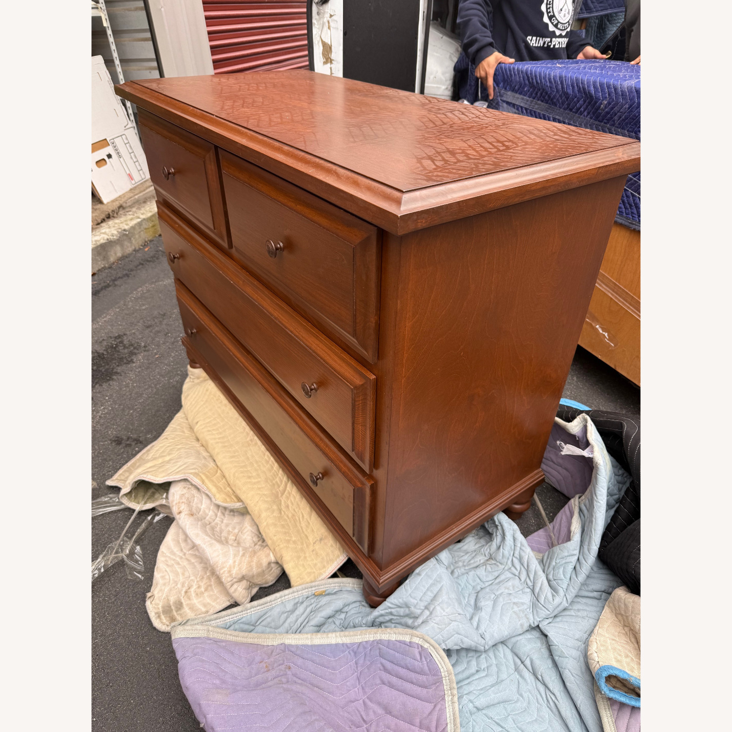 Always the Children Dark Brown Wood Dresser - image-2