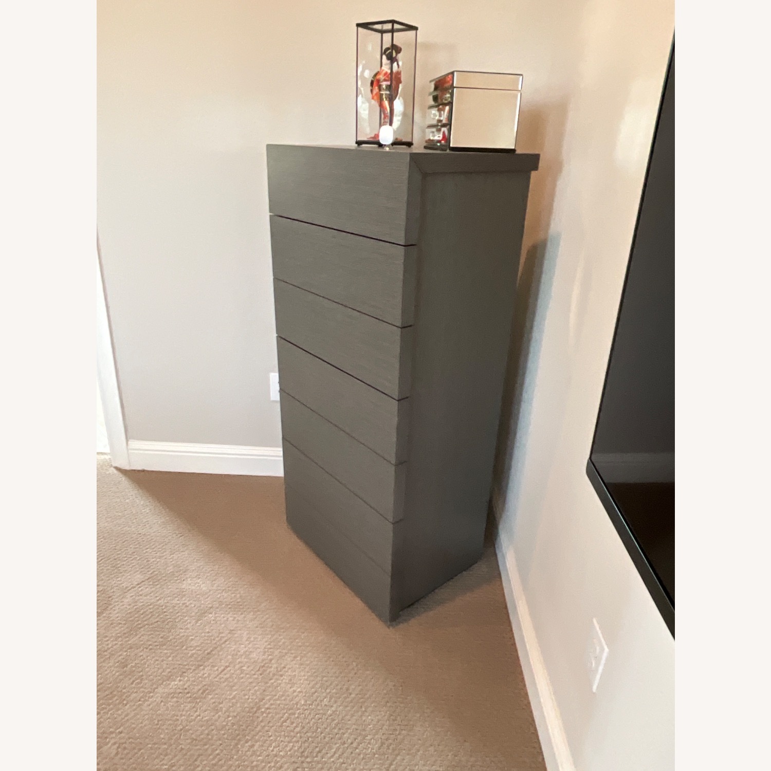 ALF Group Alf Itaila Dark Gray Wood Chest - image-2