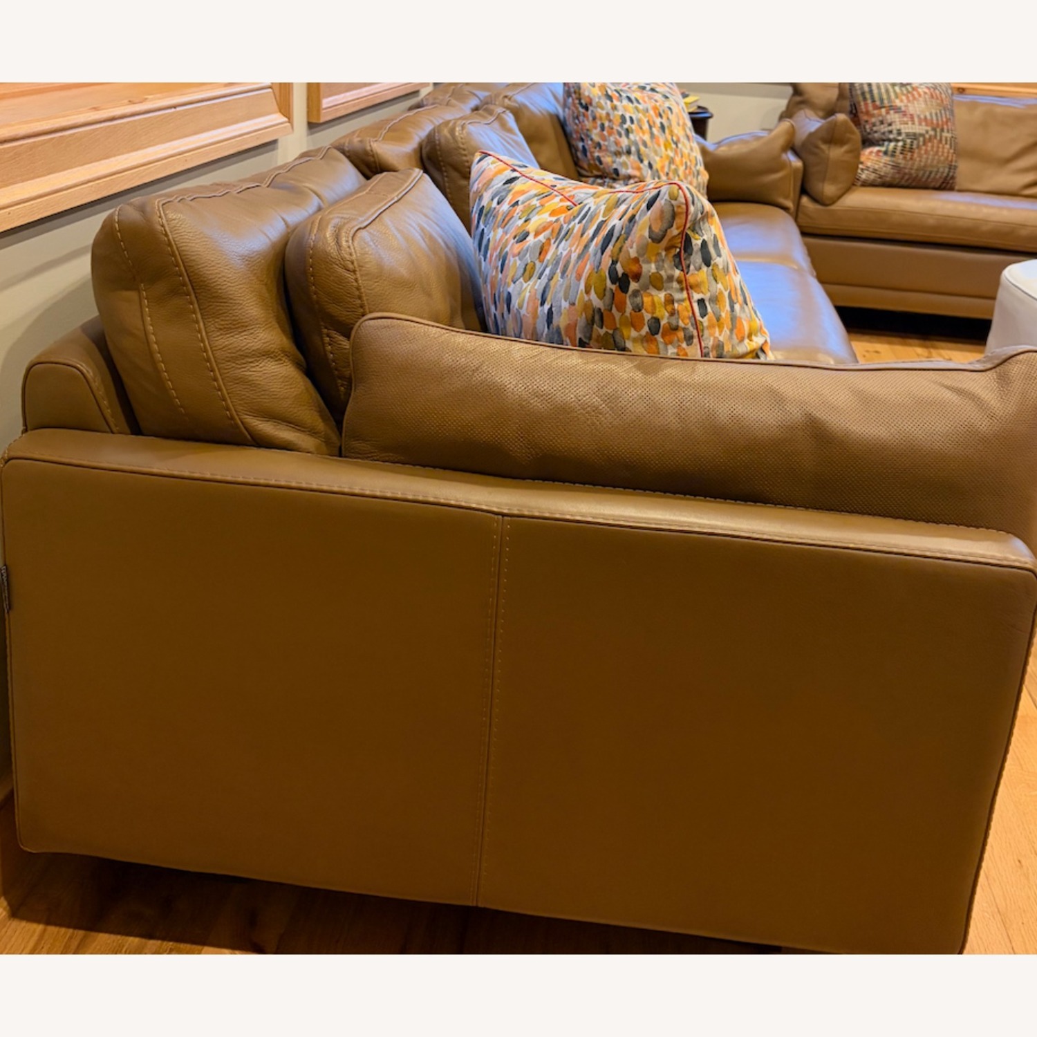 Roche Bobois Leather Couch - image-3